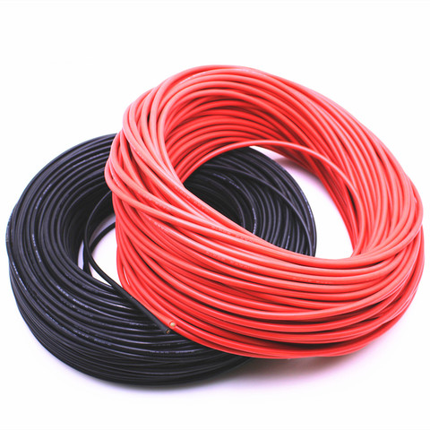 High quality soft cable 10 meters extra soft high temperature silicone wire 10 11 12 13 14 15 16 17 18 20 22 24 26 AWG ► Photo 1/6