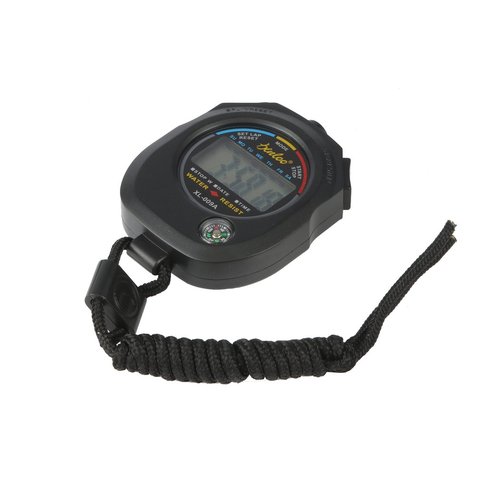 LCD Digital Stopwatch Sport Timer Stop Watch With String Multifunction  Sport Timer Handheld Waterproof Chronograph Stop Watch