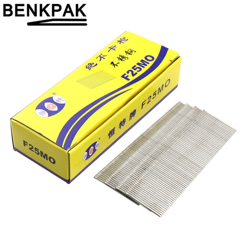 1100pcs gun nails Electric Straight nail gun staples 25mm stainless steel ► Photo 1/6