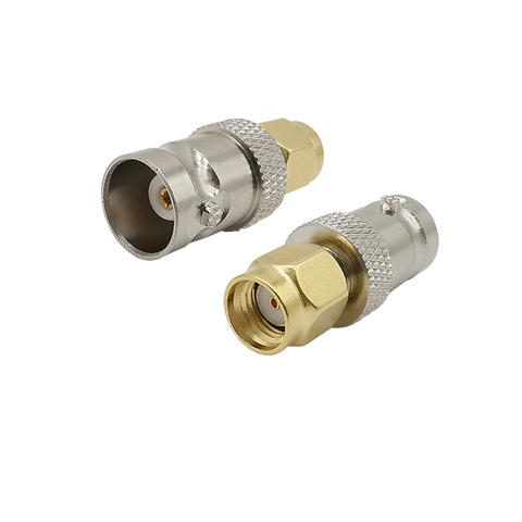 RP SMA Male to BNC Female Jack Connector RF Coaxial Coax Adapter Straight Audio RF Connector for HAM Baofeng WiFi Radio Antenna ► Photo 1/3