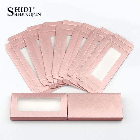 Wholesale10set 50pcs Packing box for eyelash blank eyelashes package Multicolor paper box Eyelashes DIYflash packing box makeup ► Photo 1/6