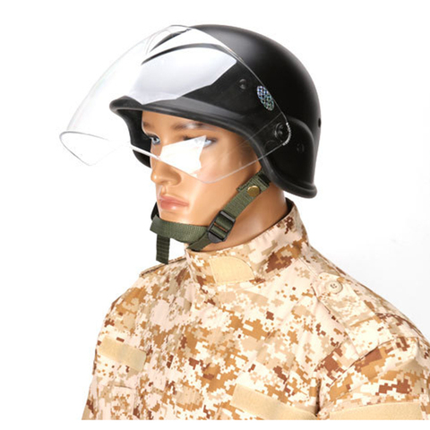 SWAT Airsoft M88 Style PASGT Helmet with Visor War Game Helmet Tactical Accessories ► Photo 1/1