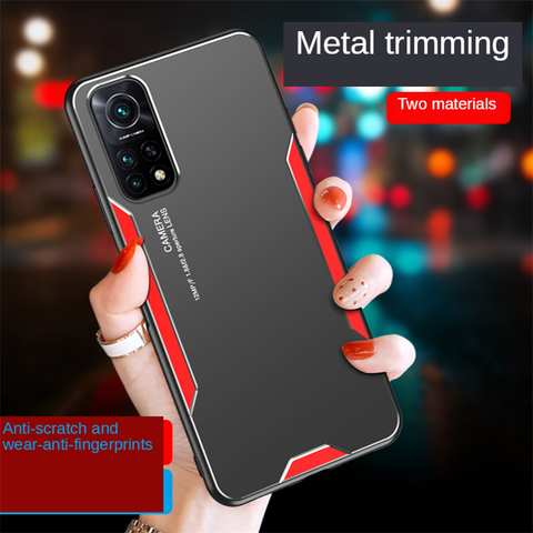Luxury Aluminum Alloy Shockproof Case for Xiaomi Mi 10T Pro Note 10 Lite Metal Frosted Back Cover for Redmi K30s K30 Ultra ► Photo 1/6