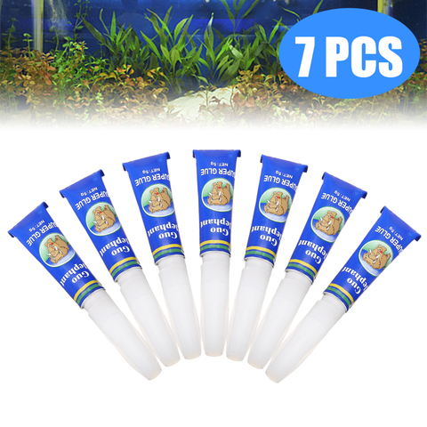 7pieces Multi-use Aquarium Moss Glue Water Plant Coral Frags Instant Adhesive Glue Ornaments Fixed To Under Water Glue ► Photo 1/5