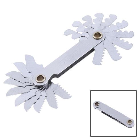 Metric Stainless Steel Thread Gauge 60 Degree Screw Pitch Gauge with 0.5-7.0 20pcs Blades Range for Industrial Measuring Tool ► Photo 1/6