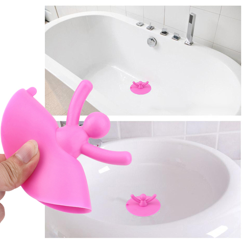 Home Kitchen Washroom Bathroom Shower Waterproof Silicone Sink Plug Water Sink Bathtub Drainage Stopper Tool ► Photo 1/6