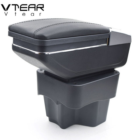 Vtear For KIA rio 3 k2 armrest car central storage content box cup holder products interior car-styling accessories 2015 2016 ► Photo 1/6
