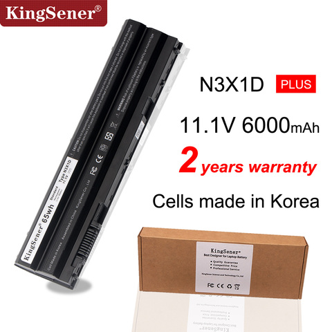 KingSener Korea Cell 65WH N3X1D Laptop Battery for DELL Latitude E5420 E5430 E5520 E5530 E6420 E6520 E6430 E6440 E6530 E6540 ► Photo 1/6