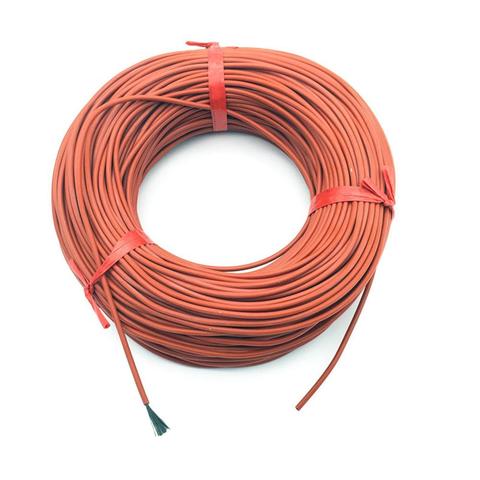 10M 12K 33ohm/m Silicone Rubber Heating Cables Floor Heating Silica Gel Carbon Fiber Wire 220V 150w Home Farm Heating Fittings ► Photo 1/5