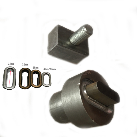 oval Eyelet Grommet setter tool , oval Eyelet Punch Die Tool Set ► Photo 1/6