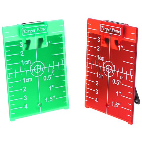 1PCS 11.5cmx7.4cm inch/cm Laser Target Card Plate For Green/Red Laser Level ► Photo 1/6