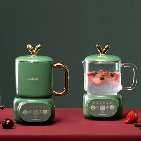 220V 600ML Mini Electric Stewing Cup Office Tea Porridge Milk Heating Water Kettle Ceramic/Glass Health Soup Cooker ► Photo 1/5