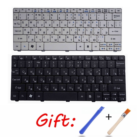 Russia Keyboard Laptop For Acer For Aspire One D255 D260 D257 D270 D255E 522 AOD257 AOD260 AO521 AO532 AO533 532 532H 521 533 RU ► Photo 1/6