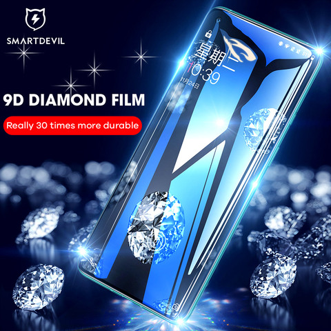 SmartDevil for OnePlus 8t Explosion-roof diamond HD full glass anti-fingerprint anti-drop mobile phone protection film + artifa ► Photo 1/1