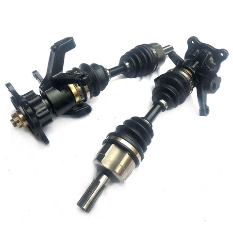 Go Kart Karting Four Wheel ATV UTV Buggy Quad 4WD Front Drive Shaft Axle Universal Joints With Spindles Knuckles ► Photo 1/2