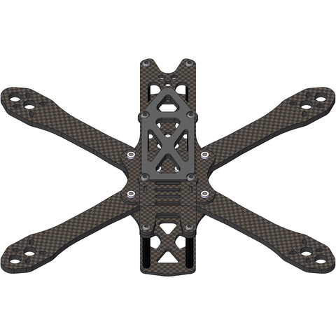 ALIEN FPV FRAME Alien RR5 5/6/inch 4/6mm frame kit RC Drone FPV Racing Quadcopter Freestyle stretch X UAV Support 2205 2306 F3F4 ► Photo 1/6