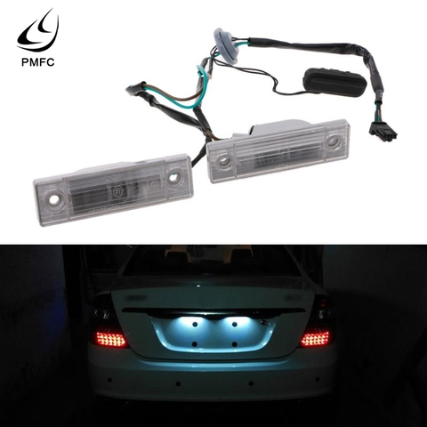 PMFC Rear Back License Plate Light With Trunk Switch Button For Cruze Chevrolet Number Plate ► Photo 1/6