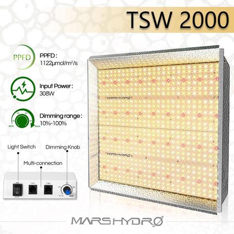 Mars Hydro TSW 2000W LED Grow Light Full Spectrum Led Grow Light Veg Flower Plant +Indoor Grow Tent Kit Comb Multi-size ► Photo 1/6