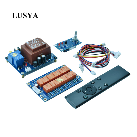 Lusya Remote control relay volume infrared control board power amplifier preamp potentiometer encoder T0018 ► Photo 1/6