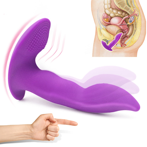 G Spot Dildo Vibrator Wearable Vibrating Panties Clit Stimulator Invisible Vibrator Pussy Massage Sex Toys for Women вибратор ► Photo 1/6