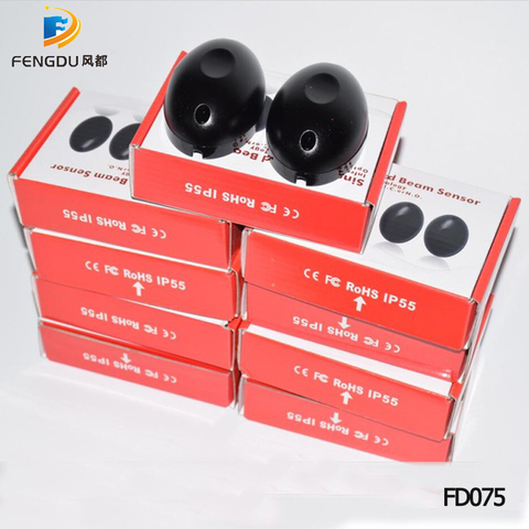 10pair/lots 10m 12VAC/DC Safety wired photocell infrared sensor for automatic doors and gate garage openers ► Photo 1/6