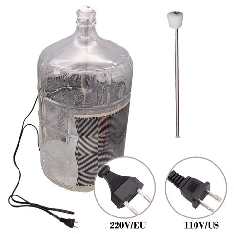 Carboy Stopper Thermowell & 40 Watt Homebrew Electric Fermentation Wrap Heater Glass Carboy Fermenter Beer & Wine ► Photo 1/6