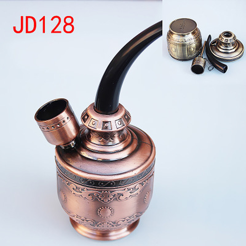 Creative Multifunction Portable Water Filter Pipe Copper Hookah Smoking Pipe  Tobacco Pipe Smoke Mouthpiece Cigarette Holder