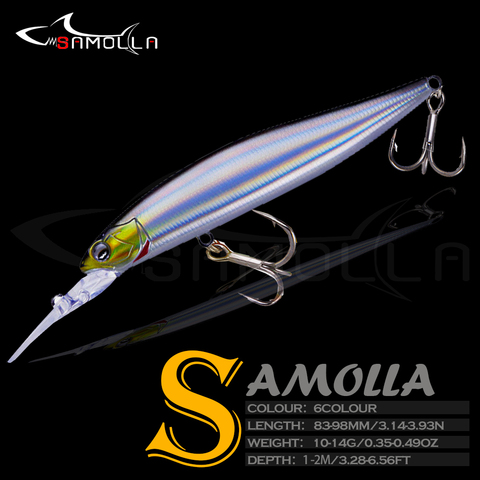 Minnow Fishing Lure Weights 9-14g Trolling  Slow Floating Water Super Far Throw Whopper Articulos De Pesca Isca Artificial ► Photo 1/6