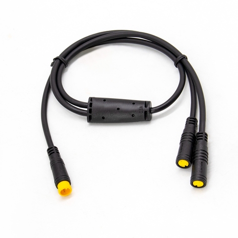 Ebike Y-Splitter 1T2 Cable for Gear Shift Sensor and Brake Lever Connector Waterproof Bafang BBS01 BBS02B BBSHD Mid Drive Motor ► Photo 1/6