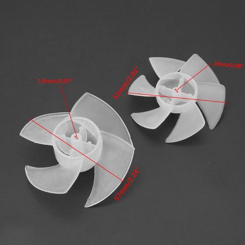 Small Power Mini Plastic Fan Blade 4/6 Leaves For Hairdryer Motor Whosale&Dropship ► Photo 1/5