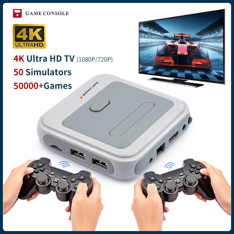 Rough sleep Åben rive ned Retro Super Console X Mini TV Video Game Console For PSP/PS1/MD/N64 WiFi  Support HDMI Out Built-in 50 Emulators with 33300+Games - Price history &  Review | AliExpress Seller - Unique Enjoyment Store 