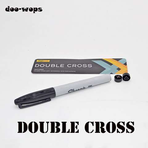 Double Cross by Mark Southworth (1 X Stamper + 1 Heart Stamper) Magic Tricks Magician Close Up Illusions Gimmick Mentalism Magia ► Photo 1/6