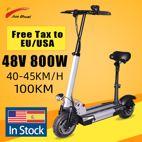 Electric Scooter 800W Motor Kick Scooter 50KM/H 48V 26A Battery Foldable  Two Wheels Trotinette Electrique Adulte Puissant - Price history & Review, AliExpress Seller - Jueshuai Scooter Official Store