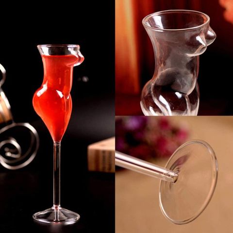 Novelty Cups Women's Tall Glasses Whisky Bar wine Glasses Glass Cup Crystal Beauty Goblet Vodka Shot Wine Glass ► Photo 1/6