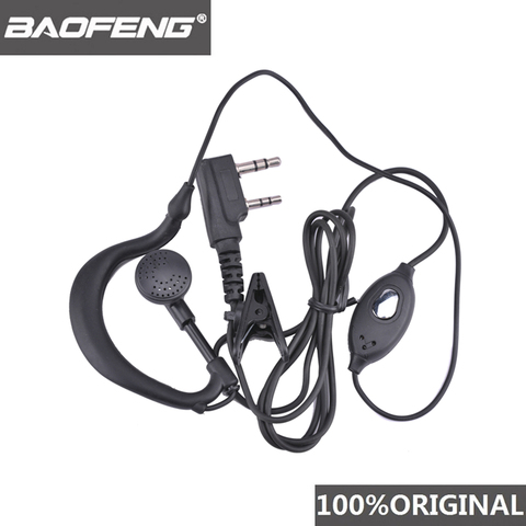 Original Baofeng UV-5R Headset Two Way Radio Earphone UV5R Walkie Talkie Woki Toki Headphone PTT Microphone Mic Earpiece UV 5R ► Photo 1/1