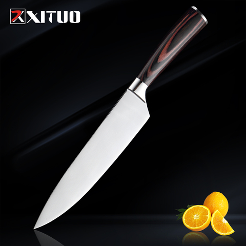 XITUO professional chef knives Japanese Santoku Sliced Salmon Sushi Stainless Steel knife Cleaver Meat Kitchen Cooking tools ► Photo 1/6