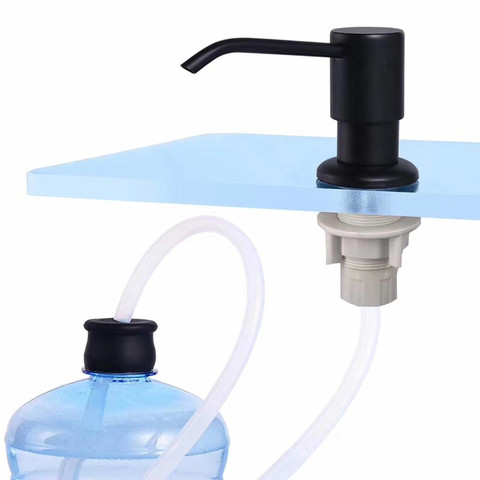 WZLY Kitchen Sink  Soap Dispenser Pump Brass Nozzle+Liquid Dispenser Extension Tube Kit Kitchen Bathroom Sink Pump ► Photo 1/6