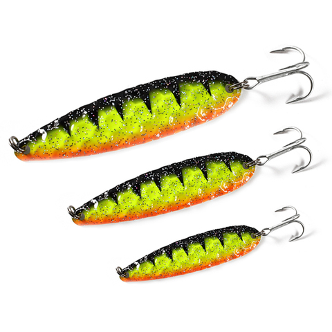 UV Metal Spoon Lure NMC Hook 14.5g/25.5g/45g Saltwater Hard Fishing Lure Sinking Bait For Carp Fishing Bait ► Photo 1/6