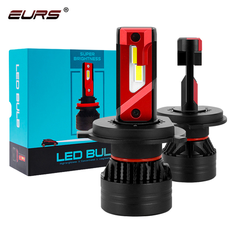 EURS 90W LED H4 H7 H8 H9 H11 Car LED Headlights Bulbs Fog Light 10000lm 9005 HB3 9006 HB4 H1 F3 LED Headlamp Auto Lights 12V 24V ► Photo 1/1