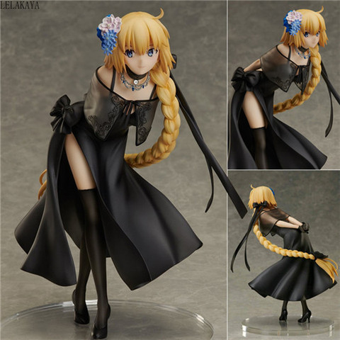 24cm Japanese Fate Grand Order Joan of Arc Saber Ghost Dress Ver Model PVC Decoration Anime Action Figure Collection Doll New ► Photo 1/6