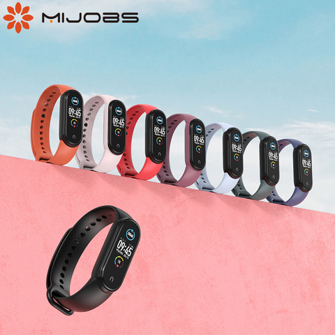 Mi Band 5 Strap Silicone Wristband For Xiaomi Mi Band 5 NFC Global Bracelet Colorful Wrist Strap For Miband 5 Band Mi 5 Pulsera ► Photo 1/6