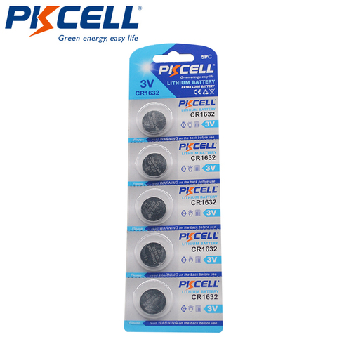 5Pcs KCELL CR1632 1632 DL1632 3V Lithium Batteries Cell Button Coin Battery ► Photo 1/6