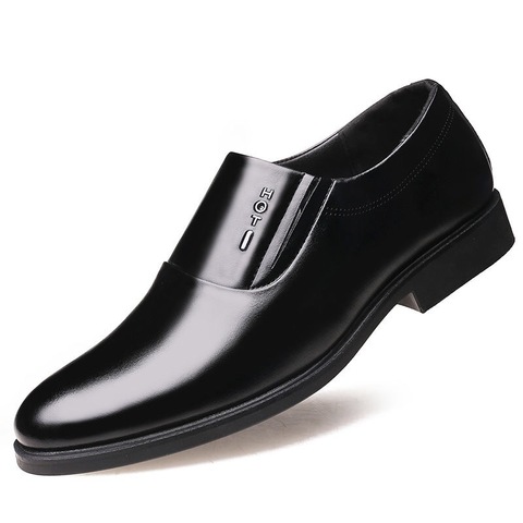 Mazefeng Fashion Slip on Men Dress Shoes Men Oxfords Fashion Business Dress Men Shoes 2022 New Classic Leather Men'S Suits Shoes ► Photo 1/6