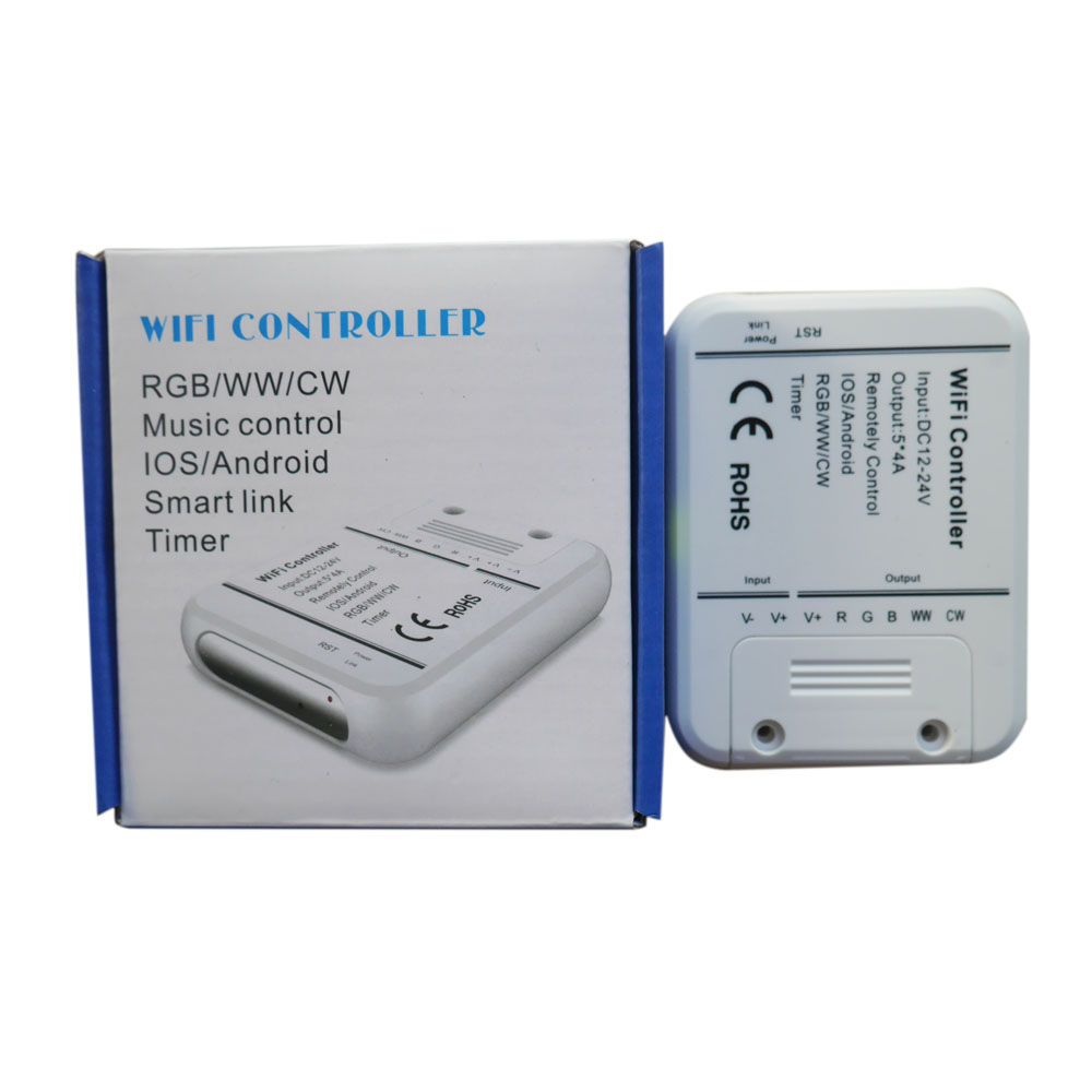 Wifi 5 RGBW/WW/CW led controller 16Million colors control music magic home 