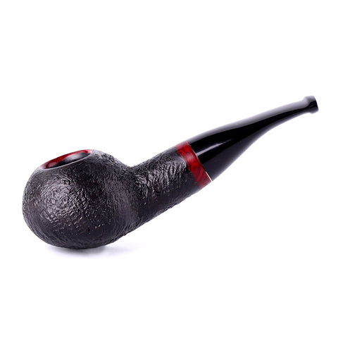 Classic Briar Wood Pipe 9mm Filter Smoking Tobacco Pipe Briar Pipe Smoking Pipes  Tobacco Tube Free Tools Set Accessories ► Photo 1/6