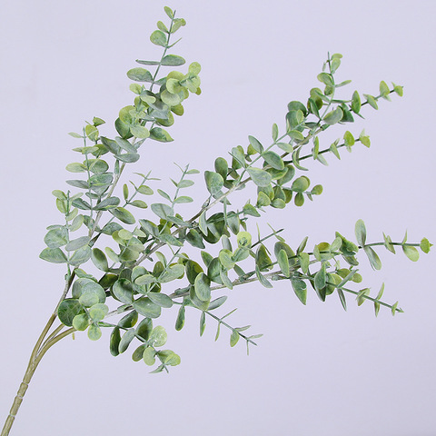 Artificial Eucalyptus Plastic Greenery Fake Plants for Home Garden Wedding Decoration Fake Tree Branches Decoration ► Photo 1/6