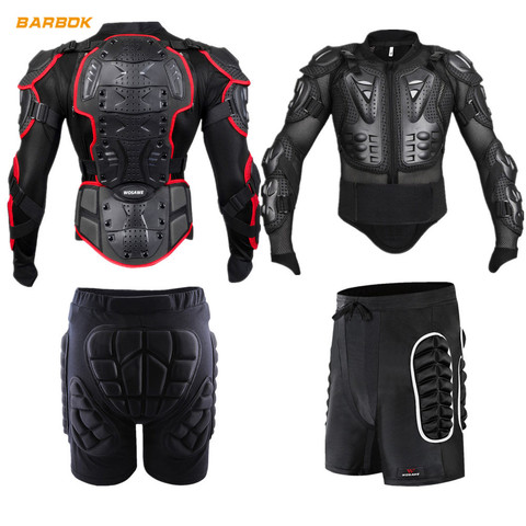 WOSAWE Full Body Protection Jacket Motorcycle Protective Armor Motocross Downhill Racing Chest Back Protector Hip Guard Set ► Photo 1/6