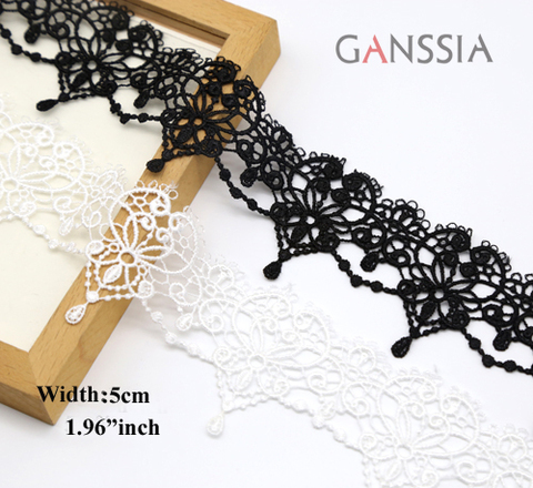 1 yard Width:5cm Classical court dripping lace, water soluble lace trims for garment  lace Sewing accessories. (ss-1006) ► Photo 1/5