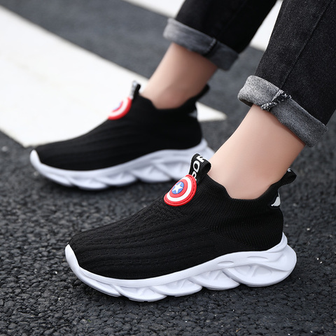 Sneakers Boys Shoes Kids Sport Shoes Lightweight Boys Girls Casual School Trainers Children Brand Breathable Shoes ► Photo 1/6