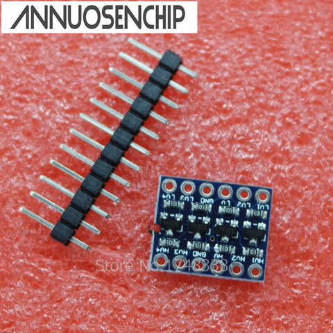 10PCS IIC I2C Logic Level Converter Bi-Directional Board Module 5V 3.3V DC Module For Arduino With Pins ► Photo 1/6